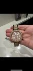 Michael Kors Mk5491 Parker Chronograph Ladies Wristwatch - Mother Of Pearl/rose