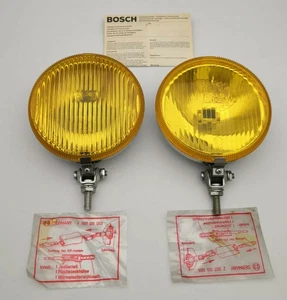 Bosch chrome fog light lamp Nebelscheinwerfer NOS VW Beetle Porsche Mercedes BMW - Imagen 1 de 12