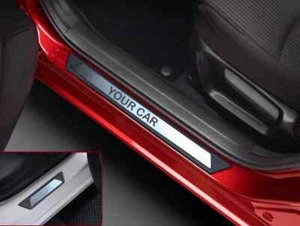 For Mercedes VITO W447 2014 UP Chrome Door Sill Plate Cover Scratch Guard 2 Pcs - Imagen 1 de 5