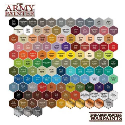 Army Painter Warpaints Acrylic Paint Colour Choice High Pigment Colours 18mL - Image 1 of 1