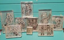 Clear Provo Craft Stamps Set Of 9