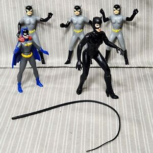 Vintage (1992-1993) DC Comics "Batman and Robin" - CATWOMAN Action Figure (6pcs)