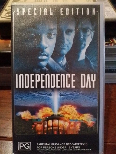 Independence Day VHS Special Edition PAL video Bonus extended - documentary - Image 1 of 4