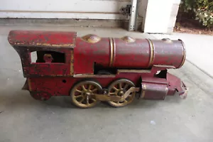 1920s DAYTON Pressed Steel Hill Climber Locomotive w Fly Wheel Motor Parts Restr - Picture 1 of 7