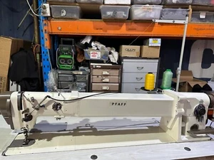 LONG ARM ZIGZAG SEWING MACHINE (PFAFF) - Picture 1 of 9