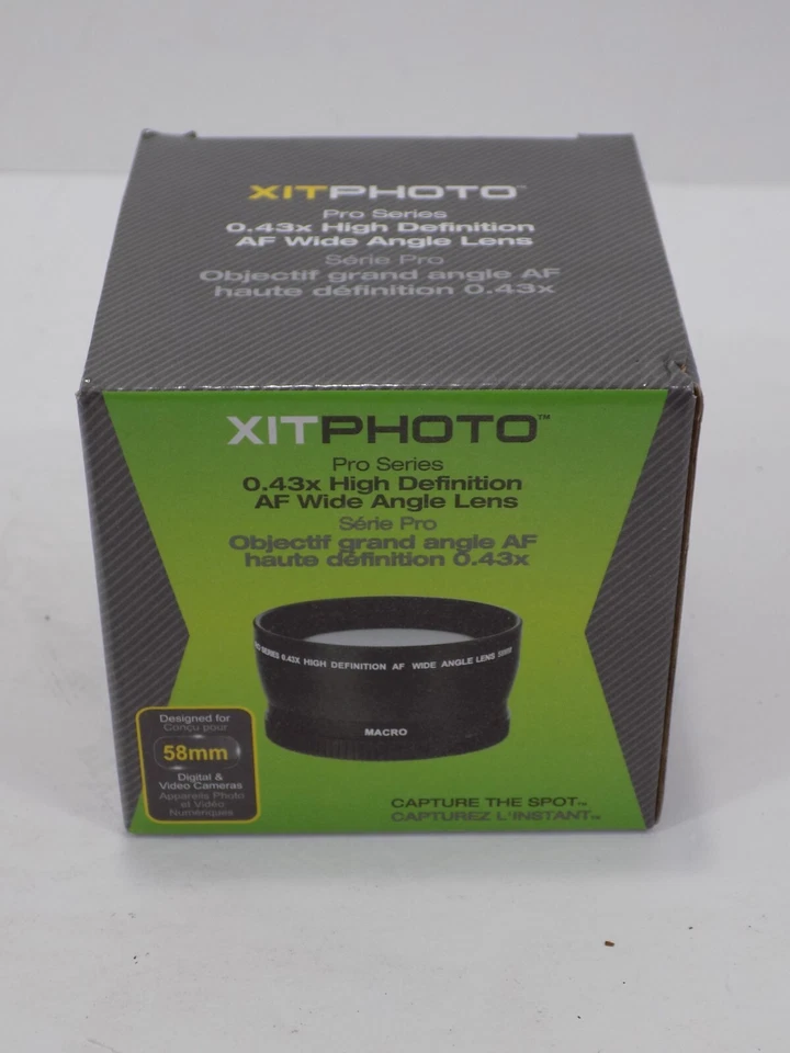 XIT XT52WAB 52mm 0.43 Wide Angle Lens (black)