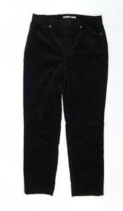 Black Corduroy Trousers for Women for 