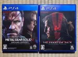 Metal Gear Solid V 5 Ground Zeroes & The Phantom Pain set Sony PlayStation 4 PS4 - Picture 1 of 4