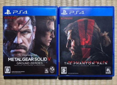 Metal Gear Solid V 5 Ground Zeroes & The Phantom Pain set Sony PlayStation 4 PS4 - Image 1 of 4