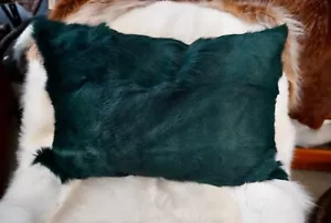 Deep Forest Green - A Superb Quality Lapin Cushion Cover - Foto 1 di 5
