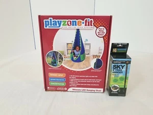 Playzone Fit Ultimate Hanging Sky Chair With Led Lights w/ New 6' Tree Hanger - Bild 1 von 12