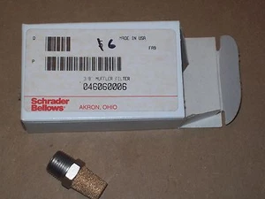NUEVO FILTRO SILENCIADOR SCHRADER FUELLE PARKER HANNIFIN 04604-0006 3/8" NPT P593 - Imagen 1 de 3