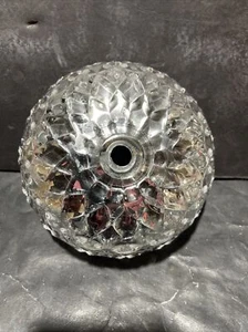 Vintage gebrauchte Kristall Kronleuchter Glas Tassen 6” Zoll SCHÜSSEL SCHALE DECKEL (2 1/2” TIEF) - Bild 1 von 24