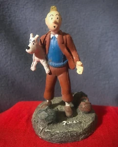 TINTIN and SNOWY Hand-painted resin miniature sculpture The Adventures of Tintin - Picture 1 of 24