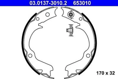 ATE Parking Brake Shoe Set For SUBARU Forester Impreza Legacy II 26698AC000 - Image 1 of 2