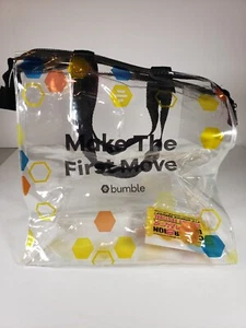 Bumble Make the First Move transparente Plastiktasche mit Reißverschluss von Celebration of Babes - Bild 1 von 9