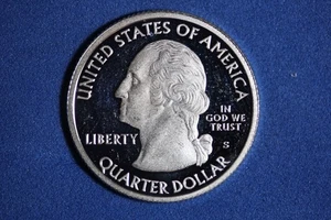 2009 S PROOF SILVER "NORTHERN MARIANA ISLANDS" WASHINGTON QUARTER #K55294 - Picture 1 of 2