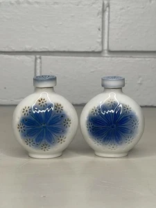 VTG Aquincum Budapest Hungary Perfume Bottle Pair w/Stoppers Flower Porcelain - Imagen 1 de 9