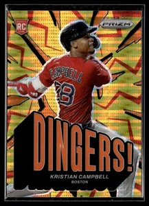 2025 Panini Prizm Dingers Pulsar Kristian Campbell /399 Red Sox #9 - Bild 1 von 2