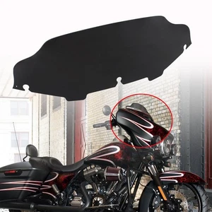 6" Plastic Windshield Windscreen Wind Deflector For Harley Touring Electra Glide - Picture 1 of 13