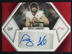 ROCKY LOMBARDI 2023 SAGE Red Rookie RC Auto #A-RL | Northern Illinois - Picture 1 of 2