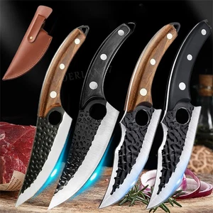 6" Küche Ausbeinmesser Edelstahl Geschmiedet Wikinger Kochmesser Metzger Scharfes Hackbeil - Bild 1 von 26