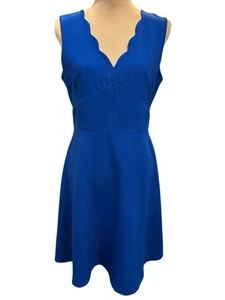 Karl Lagerfeld Cocktailkleid mit Rundhalsausschnitt blau Fit & Flare Damengröße 8 neu ohne Etikett - Bild 1 von 11