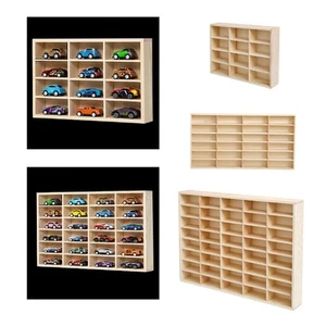 Holz Aufbewahrung Trennbox, Wandmontage Spielzeugauto Aufbewahrung Auto Display Regal - Bild 1 von 16