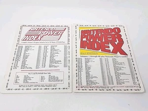 Lote Nintendo Power Index 1ª y 2ª Edición - Imagen 1 de 7