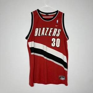 Vintage Portland Trail Blazers Rasheed Wallace #30 Nike NBA Jersey Size XL Red - Picture 1 of 8