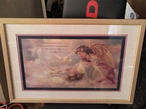 Vintage Home Interior Bettie Hebert Felder Thru God’s Grace Schutzengel Matt: 5:6 - Bild 1 von 7