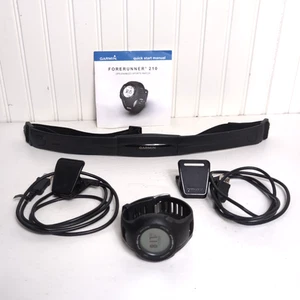 Reloj deportivo Garmin Forerunner 210 GPS negro, monitor cardíaco y 2 cargadores USB - Imagen 1 de 6