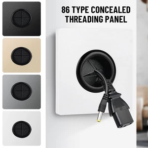Rubber Pad Cable Cover Decorative Cover Cable Socket Panel Wall Blank Panel - Zdjęcie 1 z 16