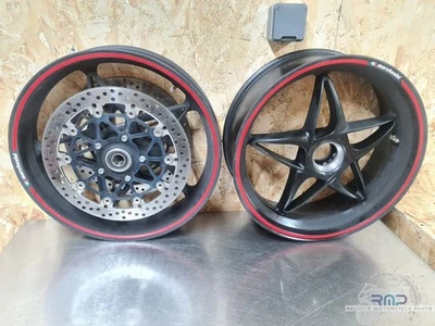 Pair of wheels with brake discs MV Agusta F4 1000 2010 to 2012 Foto 1 de 4