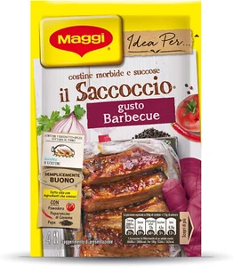 Il Saccoccio Barbecue Sacchetto E Spezie per Costine Al Forno, 1 Pezzo 34G - Foto 1 di 12