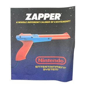 1988 1989 Nintendo NES Zapper manuale di istruzioni - Foto 1 di 5