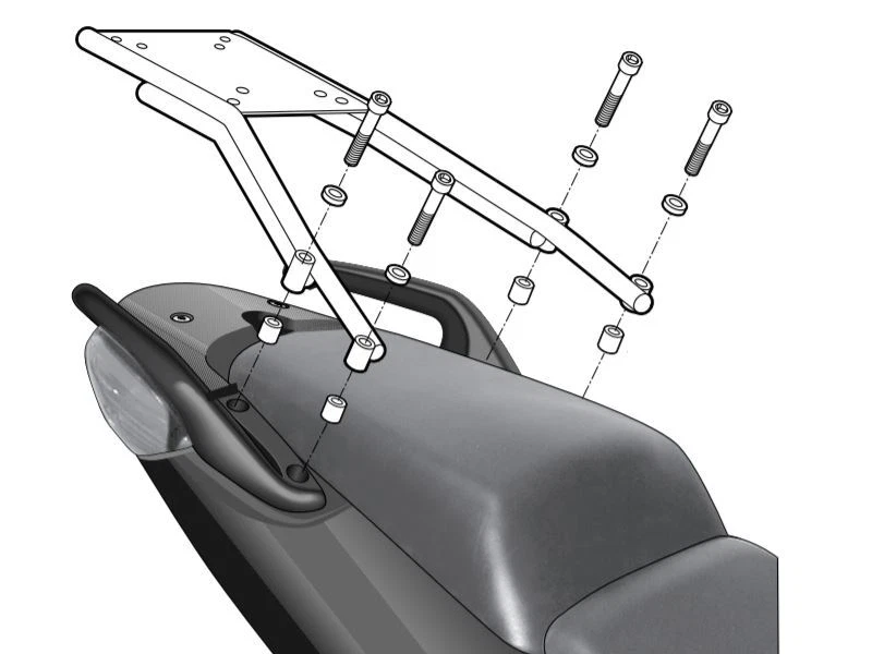 Kit de montaje Shad Top Box solo Honda CBF1000 2010-2013 Foto 1 de 1