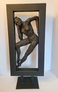 Austin Prod Post Mod Impressionist Gerard Koch Frau im Rahmen Skulptur - Bild 1 von 11