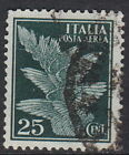 Stamp Italy Sc C012 1930 Airmail Aerea Wings Pegasus Spirit Flight Arrows Used