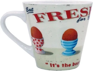 Tazza conica Martin Wiscombe Retro Eat uova fresche - ampia gamma in magazzino - Foto 1 di 1