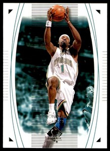 2003-04 SP Authentic #55 Baron Davis Hornets *2299