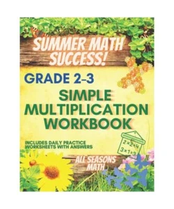 Summer Math Success: Simple Multiplication Workbook Grade 2-3: Multiplication Wo - Bild 1 von 1
