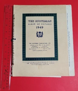 1949The Scotsman Album Of Pictures Calendar photo album VTG- printed in scotland - Picture 1 of 5