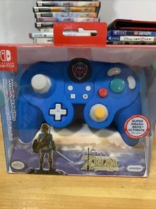 Nintendo Switch - Wired Fight Pad Pro Controller - Zelda Factory Sealed New - Picture 1 of 11