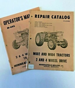 Minneapolis Moline M-602 und M-604 Bedienungsanleitung und Reparaturkatalog - Bild 1 von 4