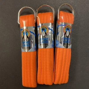 3 CONJUNTOS Cordones Deportivos Premium Redondos Alta Visibilidad Naranja 45 Pulgadas Largo - Imagen 1 de 2