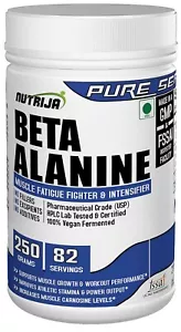 Nutrija Beta-Alanine Powder Best Pre Workout Supplement 250 Grams Pineapple - Picture 1 of 6