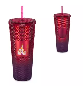 Disney Parks Starbucks Tumbler Cup 2023 Disney World Red Geometric - Picture 1 of 3
