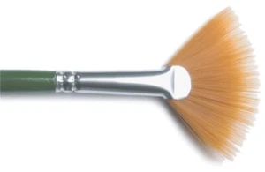 Plaid One Stroke Brush-Fan Size 4 - Picture 1 of 1