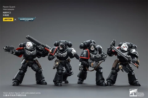 Perorder JoyToy 1/18 War Hammer 40K Raven Guard Intercessors Action Figures Cover